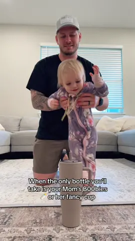 Who can relate? 😂 Isla’s version. #comedy #baby #dad #trend #blessthebottle #cute 