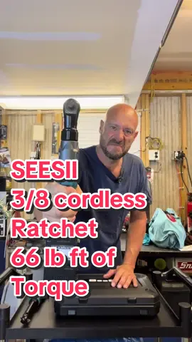 This 3/8 cordless ratchet impressed the heck out of me. Definitely gives more expensive brands a run for there money. You wont be disappointed @SEESII Tools @SeesiiTools-Kelly_0501 #seesii#seesiitools#seesiicordlessratchet#cordlessratchet#mechaniclife#mechanictools
