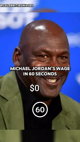 Michael Jordan's wage in 60 seconds 💰 #michaeljordan #wage #60seconds #fyp 