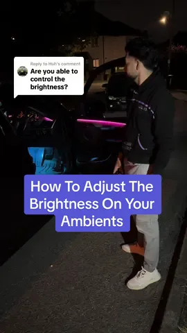 Replying to @Huh How To Adjust The Brightness On Your Ambients #twoshades #fypシ゚viral #cars #ambientlighting #mercedes #audi #CapCut 