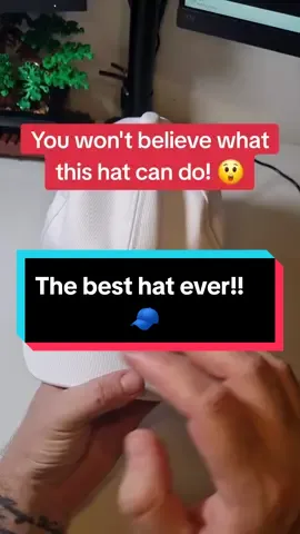This LED hat looks amazing!! Great for anyone going on holiday or too a festival. #ledhat #coolgadgets #festival #xmasgift #lightuphat #tiktokmademebuyit 