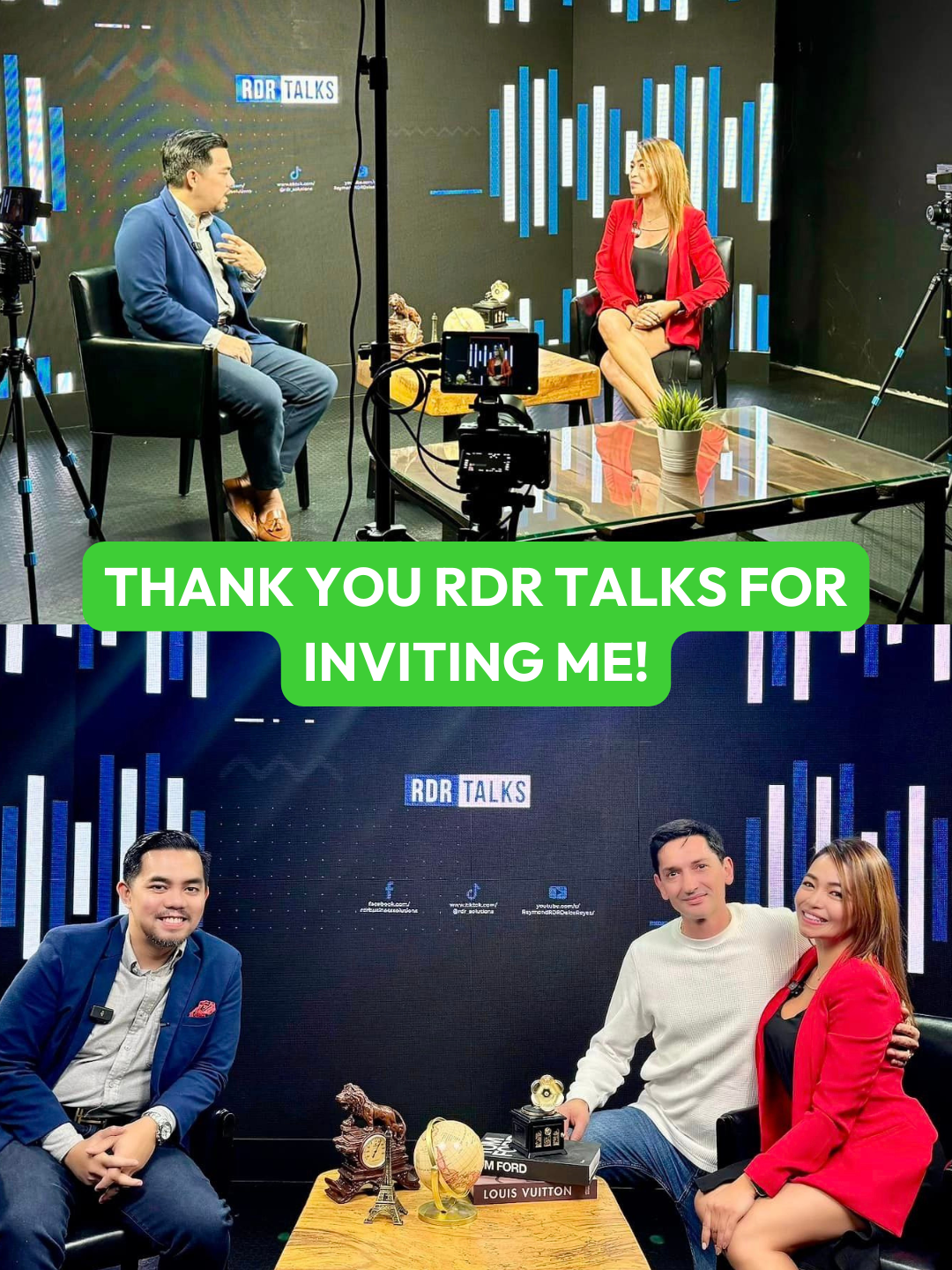 I am thrilled to announce that I’ll be featured on RDR TV Talks with none other than @rdr_solutions one of the Philippines' top business coaches with over 1.8 million followers on Facebook, 500k+ YouTube subscribers, and a massive TikTok presence!⁣ ⁣ 💚 In this special episode, I’ll be sharing my journey as the 𝗖𝗘𝗢 𝗶𝗻 𝗣𝗮𝗷𝗮𝗺𝗮𝘀 —from humble beginnings to leading a thriving Travel and Tours Business! 🌍⁣ ⁣ 💚 I want to Show the world how powerful our Travel and Tours Business Franchise and Digital Business are!⁣ ⁣ ✨  Catch it on Tonight AUG 18, 2024, SUNDAY at 8:30 pm!⁣ ⁣ 📺 Facebook: @RDR TV Talks  ⁣ 📹 YouTube: @ReymondDelosReyes  ⁣ 🎵 TikTok: @ReymondDelosReyes⁣ ⁣ See you mga sissy! 💋⁣