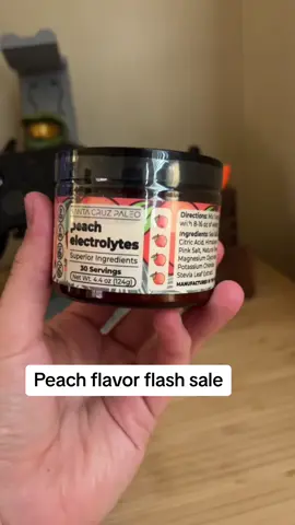 Peach flavor came in today! #electrolytes #santacruz #health #hydration 