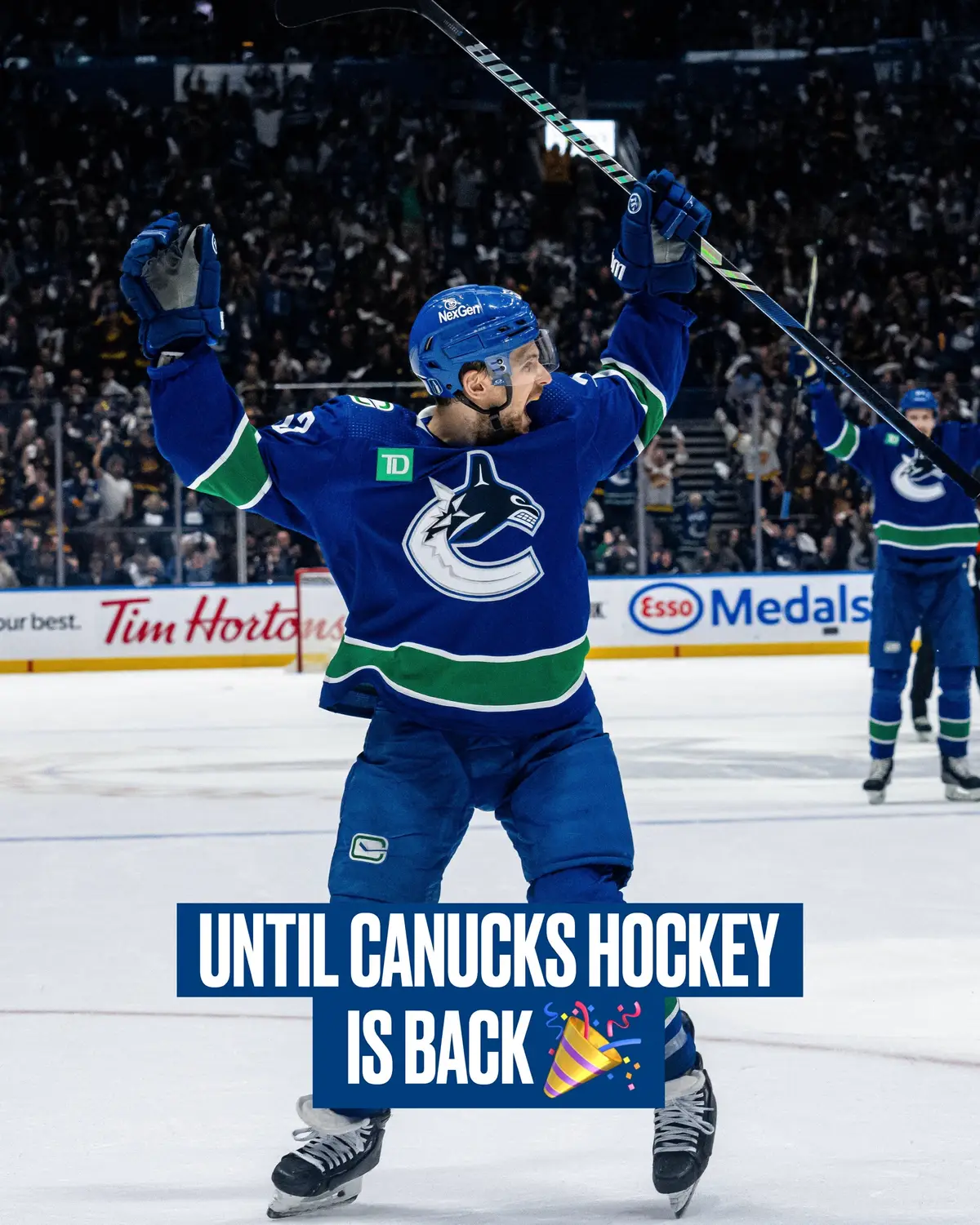 53 days til puck drop 🏒 #Canucks #NHL