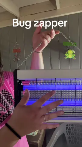 Bug zapper is a must especially in the south !! #bugs #bugzapper #bug #skeeter #zapper #killbugs #frontporchsittin #porchsitting #tiktokshop #tiktokshopfinds #cozyspaces #foryou #foryoupage 