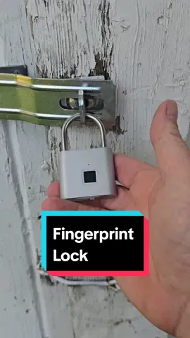 No more forgetting keys! #fingerprintlock #smartlock #padlock #biometriclock #security #lock #techobsessed #tiktokshop  #tiktokshopbacktoschool #keyless 