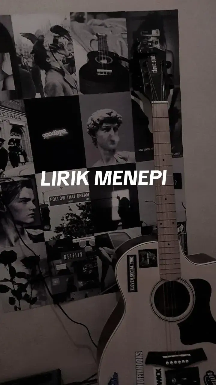 Lirik menepi🥀teringat apa saat mendengarkan lagu ini? #fypシ #guitar #liriklagu #cover #sad #xyzbca #menepi #fypシ #sad #sedih 