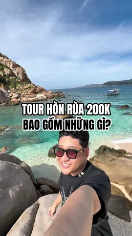 Tour khám phá Hòn Rùa - Mũi Cá Heo - Hang Yến ở Vĩnh Hy (Ninh Thuận), nước biển xanh trong vắt luôn 😗#honrua #vinhhy #vinhhyninhthuan #vinhhybay #ninhthuan #travel #nhandian #ancungtiktok #fyp