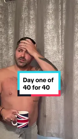 Mark’s reaction was priceless 😂 #40for40 #fyp #birthday #countdown #40thbirthday #foryou #thewallaces 