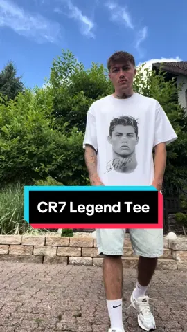 CR7 Legend Tee 🔥 Only the next 24h available 🕖 #cr7 #potugal #Summer #tshirt #clothingbrand #tryonhaul 