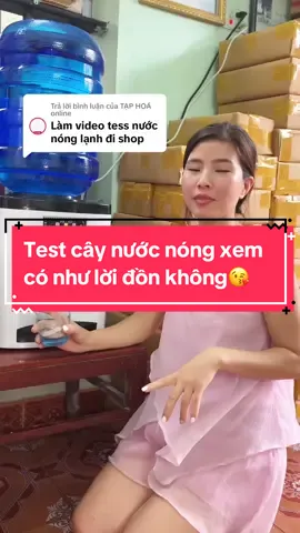 Trả lời @TẠP HOÁ online  cây nước nóng giống như lời đồn nha các bác,rất tiện và an toàn cho mọi gia đình.#tienichcuocsong #caynuocnonglanh #caynuocnonglanhmini #giadungthongminh #binhnonglanh 