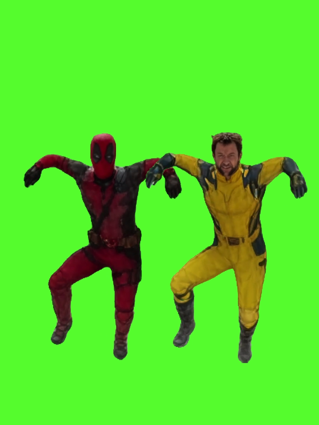 Deadpool & Wolverine dance motorcycle  #deadpool#wolverine#greenscreen #fyp #dance#motorcycle #fypシ