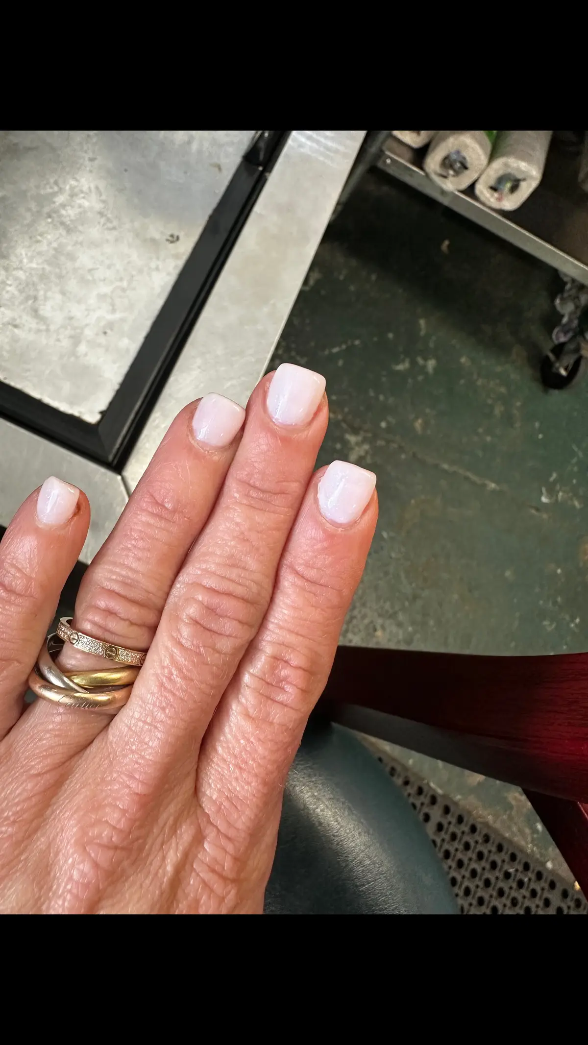 The picture does not do it justice  but loving my new nail color-funny bunny woth from dusk to dune OPI #nails #OPI #Summer #momtok #teamwork 