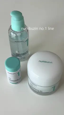trying numbuzin's no.1 pantothenic line  #pantothenacidicserum #pantothenicacidcream #pantothenicacidpowder #acneproneskin #excessoil #sensitiveskin 
