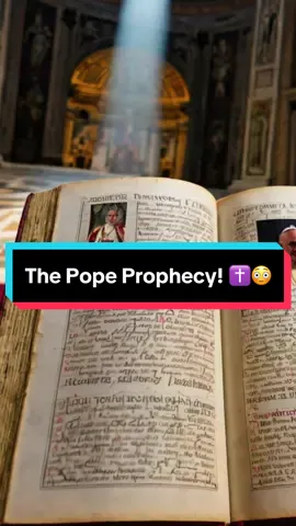 The Pope Prophecy Conspiracy Theory! ✝️🤯😳 #conspiracytiktok #conspiracytheory #conspiracy #JesusisComing #JesusisKing 
