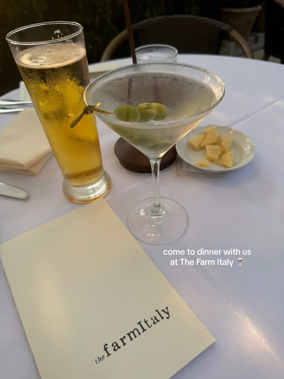 dinner at one of our favorite restaurants🍝🍸 @The Farm Italy Restaurant #foodtiktok #datenight #restaurants #longisland  