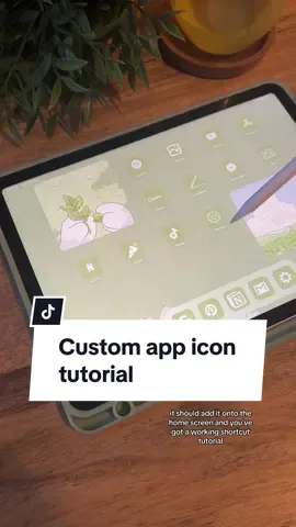 Replying to @Glykeria Tioukalia It is easier to show you than explain. Here is how I do my custom app icons for iPad to have a custom home screen. I use shortcuts for iOS to do most the heavy lifting. Great for setting up a new iPad #ipadtipsandtricks #customipadscreen #ipadapps 