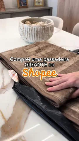 Passadeira gigante da shopee 🧡 Link: ➡️ https://s.shopee.com.br/2qB2rG6wvQ