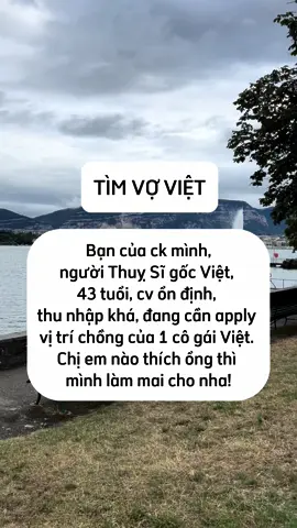 Có mấy chị em nói mình số sướng quá, cưới đc ck Thuỵ Sĩ, nay mình báo tin zui cho mấy bạn nè 😍 #vovietchongtay #thuysi #vietnam #maimoi #xuhuong 