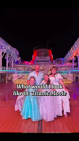 Not bad!  #titanic #titanicfilter #disneywishcruise #disneywish #aifilter 