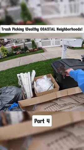 Part 4 Trash Picking Wealthy COASTAL Neighborhoods! #trashpicking #treasurehunting #garbagepicking #treasure #unboxing#Vlog #fypage #dumpsterdivinge #family #junkyard #moneyfound