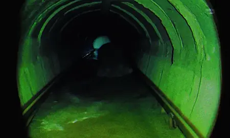 My Friends in the Tunnel | Song: Change (In The House of Flys) - @deftones #foundfootage #analoghorror #horror #horrortok #vhs #deftones #nightmarefuel