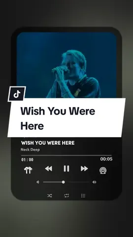 Wish You Were Here - Neck Deep @neckdeepuk #wishyouwerehere #neckdeep #vibessong #vibes #Flashback #fypシ゚viral #fypシ #fyp 