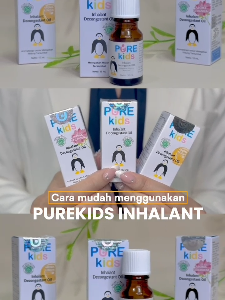 Purekids Inhalant Decongestant Oil dengan kombinasi 6 bahan alam, PureKids Inhalant Decongestant Oil bekerja langsung ke sumber masalah yaitu melegakan hidung yang tersumbat! Penggunaannya mudah banget dengan cara : Hanya diteteskan ke dalam tungku aroma therapy, mangkuk berisi air panas, saputangan dan tisu sebanyak 8-12 tetes  Share this reels to the one who need it😍👌 #purepremiumcare #purekidsinhalantdecongestantoil #purekidsindonesia #purekids #inhalant #inhalantdecongestantoil #breathfreely #pilek