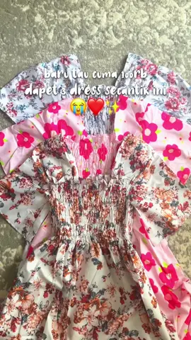 dress natasya motif bunga kualitas bagus bgt walaupun murah meriah 😭❤️ #dress #rekomendasidress #dressrecommendation #dressnatasya #dressmotifbunga #dressmotifkekinian 