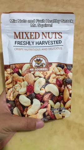 Mr. Squirrel Trail Mixed Nuts and Fruits healthy Snack  #mixednuts #snacks #healthysnack #trailmixnuts #trailmix #mixfruit #fyp 