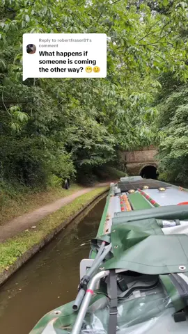 Replying to @robertfraser81 a lot of the bridges and tunnels are completely blind due to the nature of the canals. This is how I approached the Ellesmere tunnel which is a nightmare!  #llangollencanal #shropshireunioncanal #narrowboat #boatlife #liveaboard #stressfreelife #offgridliving #ellesmeretunnel #canaltunnel 