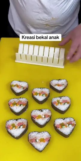 Yuk bun krasikan bekal buah hati bunda pake cetakan sushi ini donk,, #cetakansushi #idebekal #idebekalanak 
