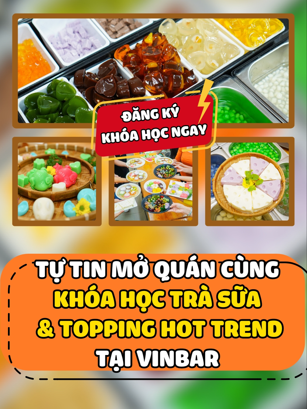 Tự Tin Mở Quán Cùng Khóa Học Trà Sữa & Topping Hot Trend Tại Vinbar #nhivinbar #trasua #toppingtrasua #trasuafulltopping #moquantrasua #khoinghiep #phache