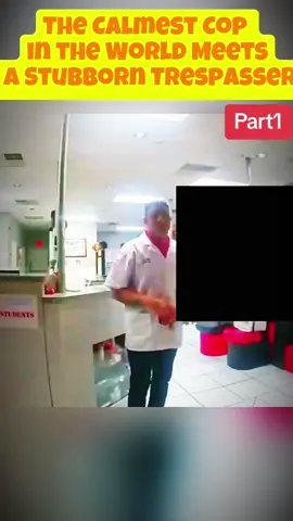 The Calmest Cop in the World Meets a Stubborn Trespasser #part1 #police #lawofattraction #policeoftiktok #flypシ #foryou #usa_tiktok #lawenforcement #arrested #bodycam #copsoftiktok 