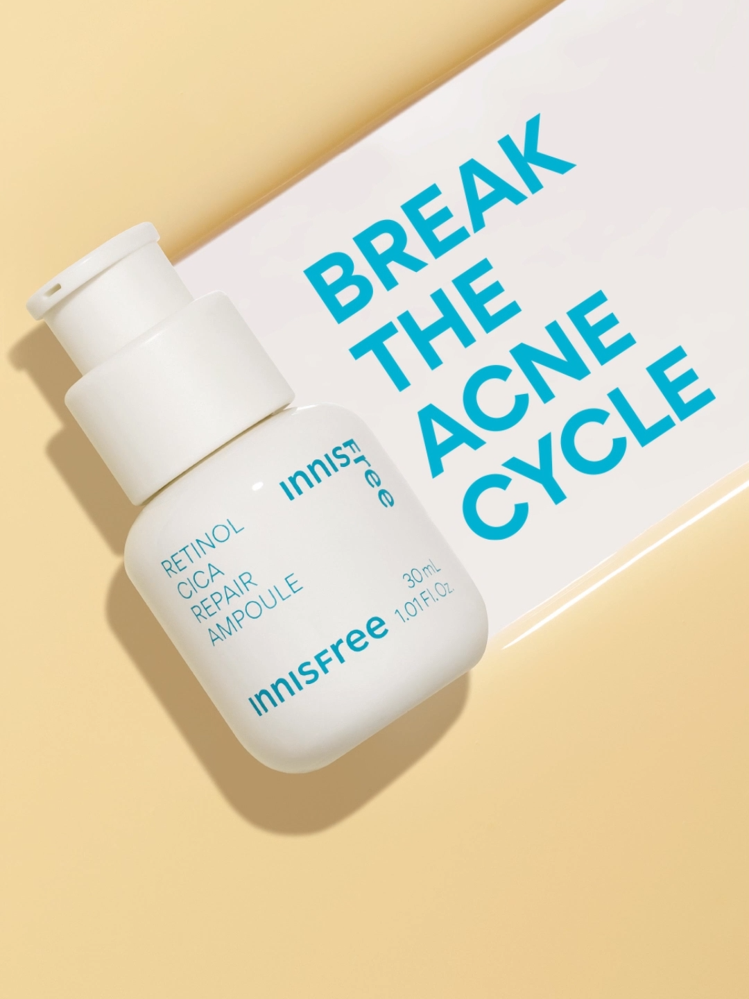 Smooth and clear skin is on the horizon ✨ Numbers don’t lie when it comes down to the #RetinolCicaAmpoule. #fyp #foryoupage #skintok #INNISFREE #INNISFREEMY #skincare #kbeauty #BreakingTheTroubleCycle #troublecare #acne #sensitiveskin