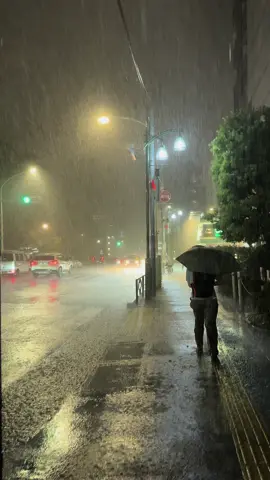 今日も雨です☔ #雨　#雨散歩 #新宿 #funny #rainyday #rain #rainyweather #rainydays #walking #night #nightlife #japan #tiktokjapan #storm #fyp #tiktokviral 