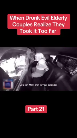 When Drunk Evil Elderly Couples Realize They Took It Too Far  #elderly #bodycam #viral #toofar