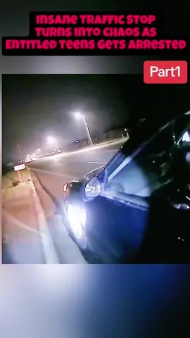 Insane Traffic Stop Turns into Chaos as Entitled Teens Gets Arrested #part1 #copsoftiktok #cops #police #policeofficer #foryou #foryoupage #lawenforcement #usa_tiktok #flypシ #arrested #jail #bodycam #lawsuit   