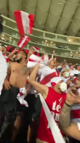 ¡LA HINCHADA DEL PERÚ! 🇵🇪⚽️ #lablanquirroja #arribaperú #teamoperú #nacionaldelima #limaperu 
