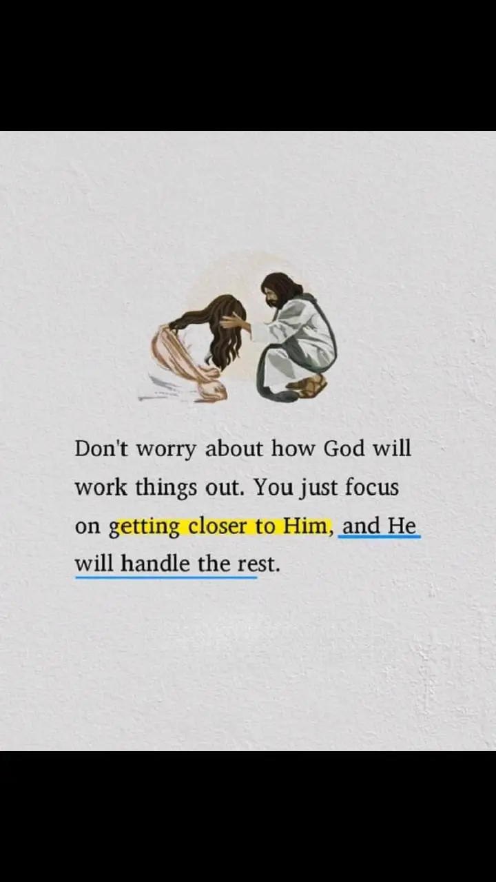 God will handle the rest