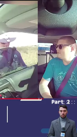 Part 2 -- The police asked him to roll down the car window, but the guy stubbornly refused #bcaction #police #bodycam #cops #policeofficer #fypシ゚viral 