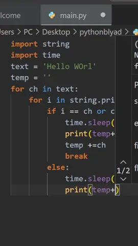 Hello Python! #codinglife #pythoncoding #coding #programming #viral 
