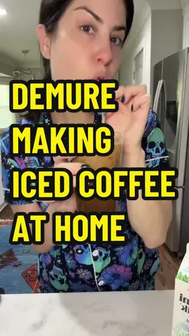 Demure iced coffee at home. Indulge in a smooth, rich coffee experience with Javy Coffee Concentrate, where just a teaspoon elevates your mornings and satisfies your cravings with unparalleled value. #CoffeeLovers #CoffeeTime #MorningRoutine #CoffeeAddict #ColdBrew #CoffeeConcentrate #JavyCoffee #CoffeeShop #summertimeeats #CaffeineFix #InstantCoffee #DailyCoffee #CoffeeBreak #CoffeeCulture #StayCaffeinated #Coffeeholic #CoffeePassion #verydemure #demure #coffeetok 