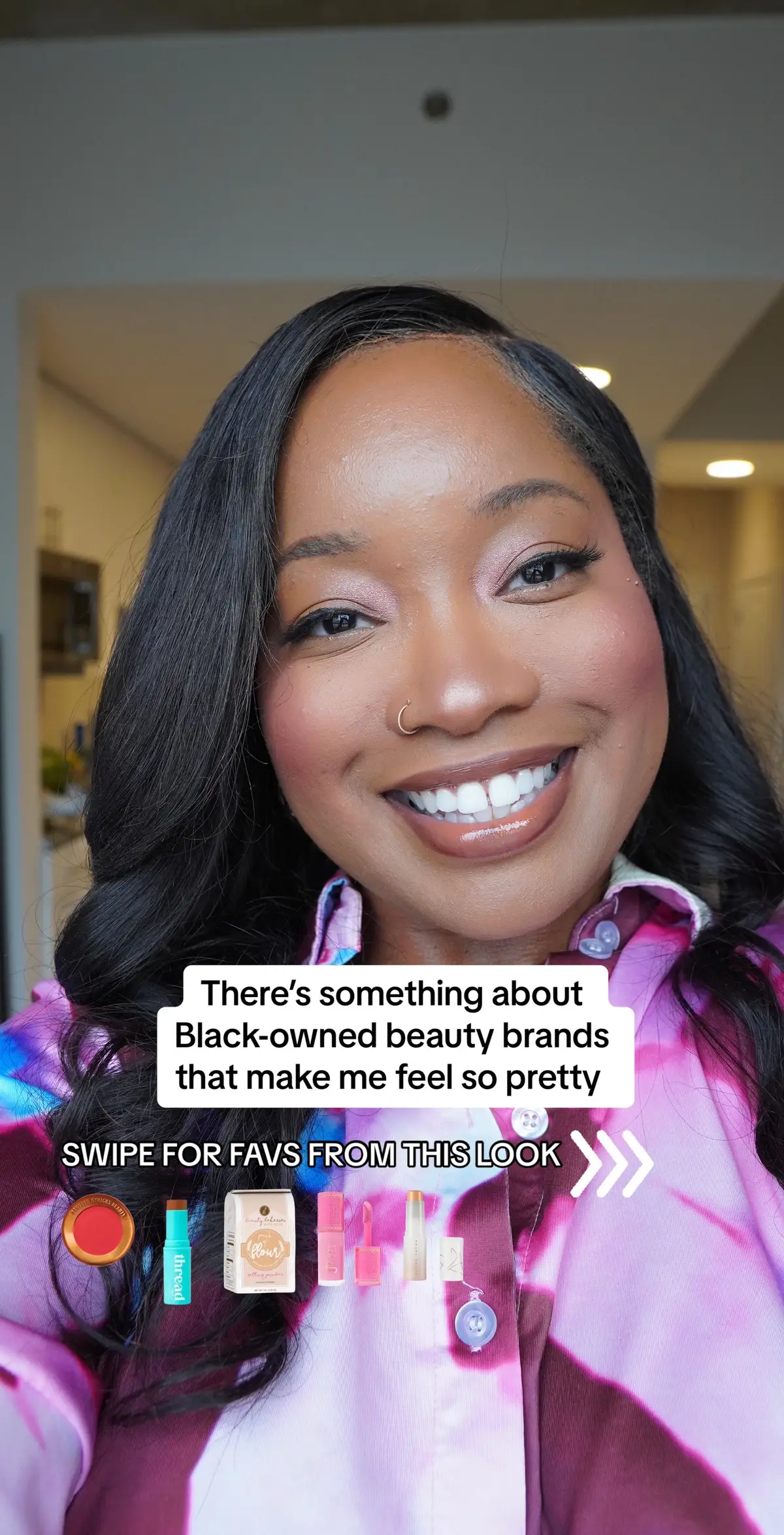 Its no secret Black-owned brands come across challenges to fund, launch and stay on the market at a much larger rate than other business owners. To help amplify affordable beauty brands for more pigmented skin tones, here’s just a few of my favs! @Juvia’s Place  @DanessaMyricksBeauty  @thread beauty  @Beauty Bakerie Cosmetics Brand  @Fenty Beauty  Drop your fav Black-owned brands so we can put eachother one 🤭 #blackownedbeautybrands #blackownedbeauty #blackgirl #blackgirlmakeup #fentybeauty #threadbeauty #danessamyricks #beautybakerie #juviasplace #juviasplaceblush #blackbusinessmonth 