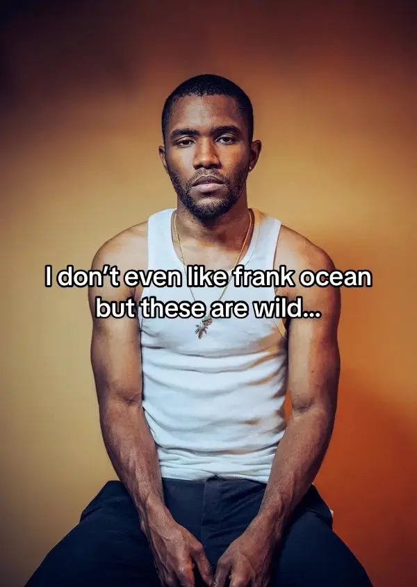 they’re very comfy too #frankocean #blonde 