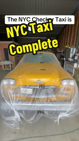 Restoration of this NYC taxi is finally complete #restoration #americancars #painting #classic #classiccar 