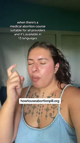 as a doula I learned that there aren’t many opportunities for us to learn about the role health care workers play to ensure abortion access. I recently took this course and I’m grateful for the information and gaps it bridges.  @HTUabortionpill  offers this course for FREE to any provider anywhere in the world! cheers to learning about bodily autonomy!