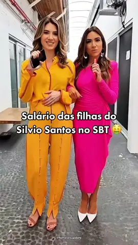 Salário das filhas do Silvio Santos no SBT 🤑 #silviosantos #abravanel #patriciaabravanel #rebecaabravanel #famosos #curiosidades #foryou 