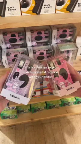 perfect for summer 📷 🏷️ #hellokitty #sanriolover #matching #besties #digitalcamera #digicam #mymelody #kuromi #giftideasforfriends #friends #galentines #hellokittylover 