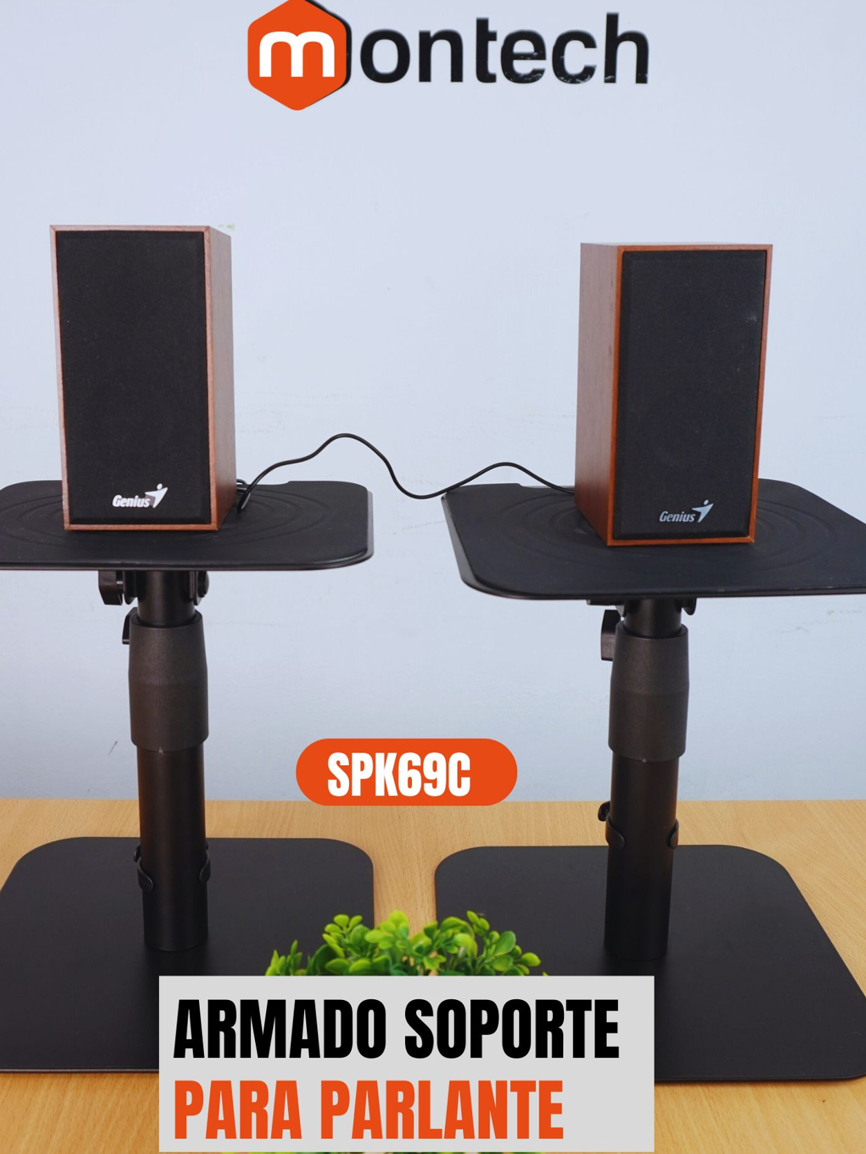 Armado del Soporte Universal para Parlante Altavoz sobremesa - SPK69T 🎶📢 ¡Transforma tu experiencia auditiva con los Soportes de Sobremesa SPK69T! 📢🎶 ¿Buscas la combinación perfecta de estilo y funcionalidad para tus altavoces de estantería? ¡Los nuevos soportes SPK69T son justo lo que necesitas! 🔊 Características Destacadas: Gestión de Cables Integrada: Mantén tu espacio ordenado y libre de cables visibles. Almohadilla de Silicona Exclusiva: Reduce vibraciones, mejora la calidad del sonido y asegura que tu altavoz se mantenga firme y sin rayaduras. Altura Ajustable: Coloca tus altavoces a la altura ideal para una experiencia auditiva envolvente. Completamente Ajustable: Consigue un sonido perfecto sin importar cómo o dónde montes tus altavoces. Disponible en elegante color negro, el SPK69T se adapta a cualquier estilo y entorno, ofreciendo una experiencia musical de alta calidad y sin distracciones. ¡No pierdas la oportunidad de llevar tu audio al siguiente nivel con los soportes SPK69T! 🎵✨ 👉 Para mayor información del producto, ingresa aquí: 👉 https://shorturl.at/TeExM Encuentra más productos en nuestro catálogo digital: https://www.montech.pe Comunícate al teléfono:  📞918 990 247           📞(01) 908-4849 Nuestro Whatsapp: 👉 https://wa.link/u5zumi👈 #audioso  #altavoces  #SoportesSPK69T #SonidoDeCalidad #EstiloYFuncionalidad #CableManagement #experienciaauditiva